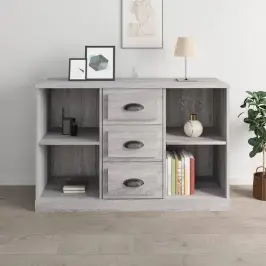 Puhvetkapp, Hall Sonoma Tamm, 104,5 X 35,5 X 67,5 cm Tehispuit
