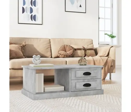 Kohvilaud, Betoonhall, 90X50X35 cm Tehispuit Kohvilaud, Betoonhall, 90X50X35 cm Tehispuit