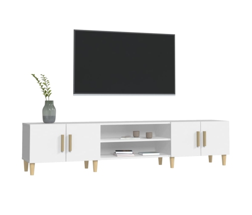 Tv Skapītis, 180X31,5X40 Cm, Inženierijas Koks, Balts Vidaxl