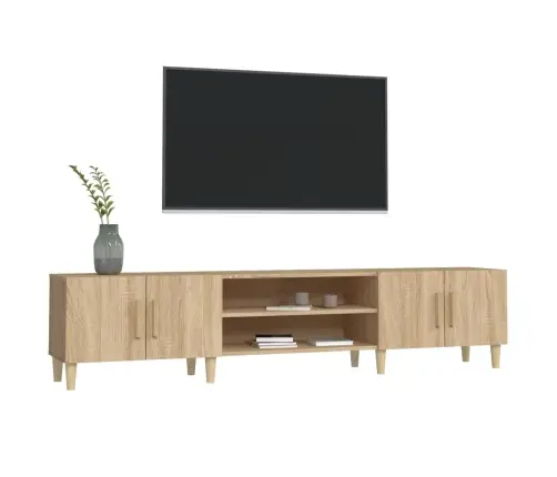 Tv Skapītis, Sonomas Ozola, 180X31,5X40 Cm, Inženierijas Koks Vidaxl