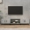 Tv Skapītis, Betona Pelēks, 180X31,5X40 Cm, Inženierijas Koks Vidaxl