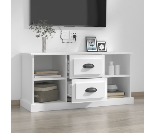 Tv Skapītis, 99,5X35,5X48 Cm, Inženierijas Koks, Balts Vidaxl