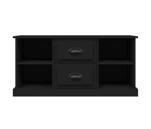 Telerikapp, Must, 99,5X35,5X48 cm Tehispuit