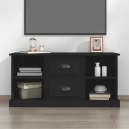 Telerikapp, Must, 99,5X35,5X48 cm Tehispuit