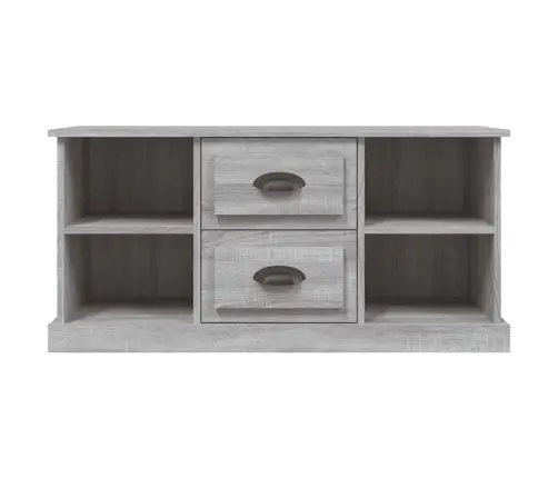 Televizoriaus Spintelė, Pilka Ąžuolo, 99,5X35,5X48cm Mediena