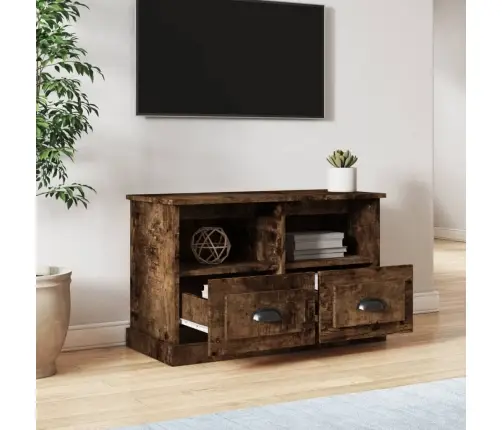 Tv Skapītis, Ozolkoka Krāsa, 80X35X50 Cm, Inženierijas Koks Vidaxl