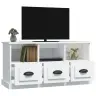 Tv Skapītis, 100X35X50 Cm, Inženierijas Koks, Balts Vidaxl