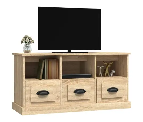 Tv Skapītis, Ozolkoka Krāsa, 100X35X50 Cm, Inženierijas Koks Vidaxl