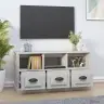 Tv Skapītis, Betona Pelēks, 100X35X50 Cm, Inženierijas Koks Vidaxl