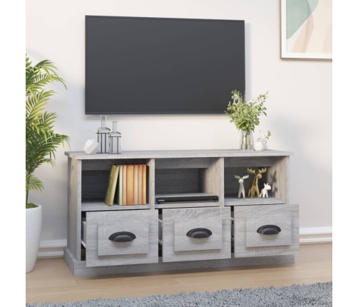 Telerikapp, Hall Sonoma Tamm, 100X35X50 cm Tehispuit