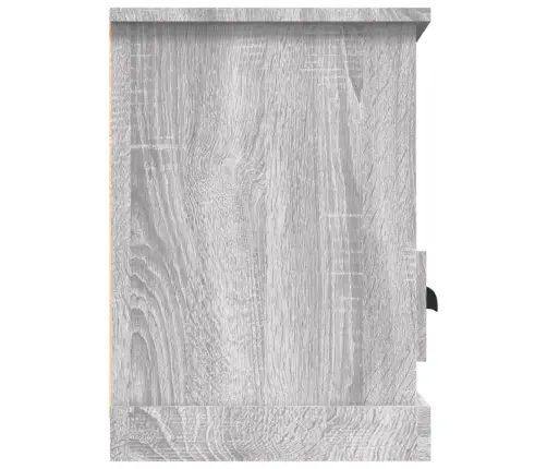 Televizoriaus Spintelė, Pilka Ąžuolo, 100X35X50cm Mediena