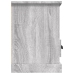 Telerikapp, Hall Sonoma Tamm, 100X35X50 cm Tehispuit
