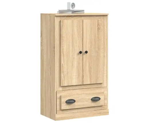 Augstais Skapītis, Ozola, 60X35,5X103,5 Cm, Inženierijas Koks Vidaxl