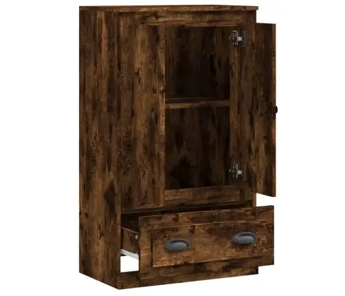 Augstais Skapītis, Ozola, 60X35,5X103,5 Cm, Inženierijas Koks Vidaxl