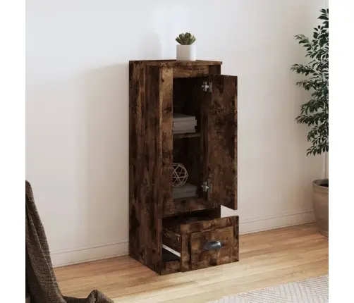 Augstais Skapītis, Ozola, 36X35,5X103,5 Cm, Inženierijas Koks Vidaxl