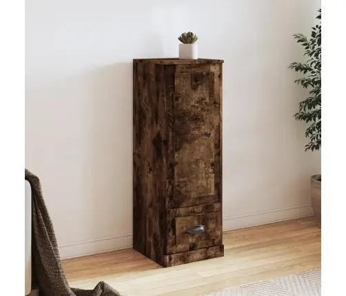 Augstais Skapītis, Ozola, 36X35,5X103,5 Cm, Inženierijas Koks Vidaxl