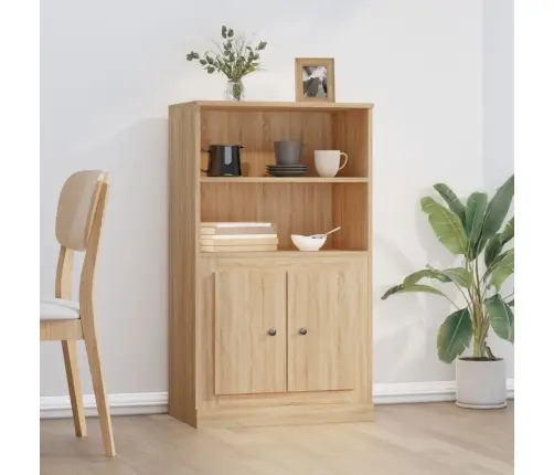 Augstais Skapītis, Ozola, 60X35,5X103,5 Cm, Inženierijas Koks Vidaxl