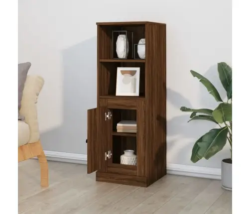 Komoda, Ruda Ąžuolo, 36X35,5X103,5cm Apdirbta Mediena Komoda, Ruda Ąžuolo, 36X35,5X103,5cm Apdirbta Mediena