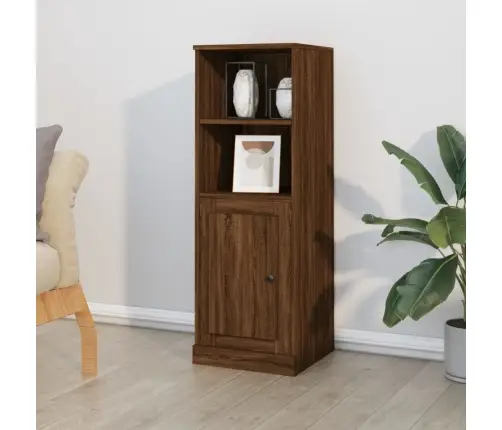 Komoda, Ruda Ąžuolo, 36X35,5X103,5cm Apdirbta Mediena Komoda, Ruda Ąžuolo, 36X35,5X103,5cm Apdirbta Mediena