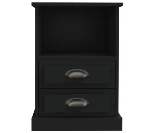 Naktsskapīši, 2 Gab., Melni, 43X36X60 Cm Vidaxl Naktsskapīši, 2 Gab., Melni, 43X36X60 Cm Vidaxl
