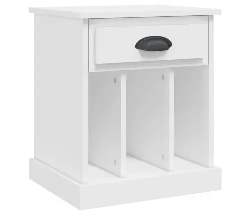 Naktinės Spintelės, 2Vnt., Baltos Spalvos, 43X36X50Cm