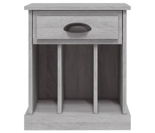 Naktsskapītis, Pelēka Ozolkoka Krāsa, 43X36X50 Cm Vidaxl
