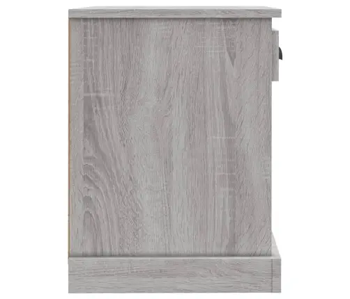 Naktsskapītis, Pelēka Ozolkoka Krāsa, 43X36X50 Cm Vidaxl
