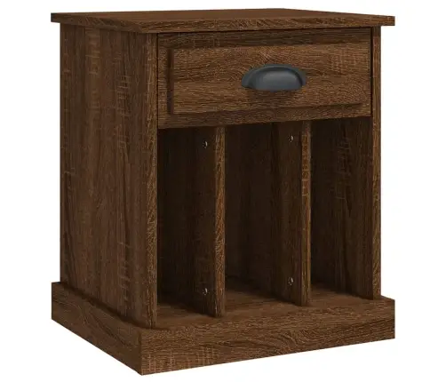 Naktinės Spintelės, 2Vnt., Rudos Ąžuolo Spalvos, 43X36X50Cm