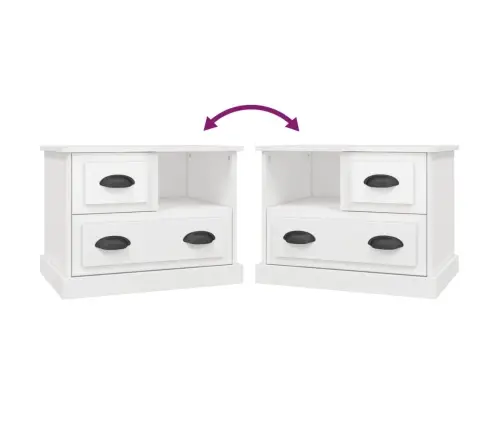 Öökapp, Kõrgläikega Valge, 60X39X45 Cm