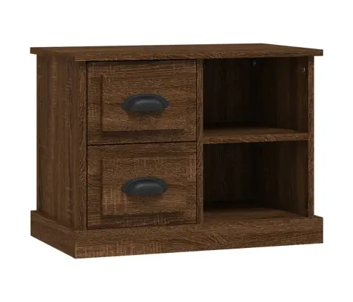 Naktsskapītis, Ozolkoka Krāsa, 60X35,5X45 Cm Vidaxl