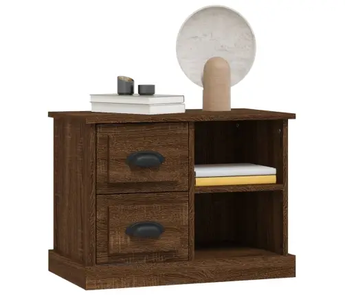 Naktsskapītis, Ozolkoka Krāsa, 60X35,5X45 Cm Vidaxl