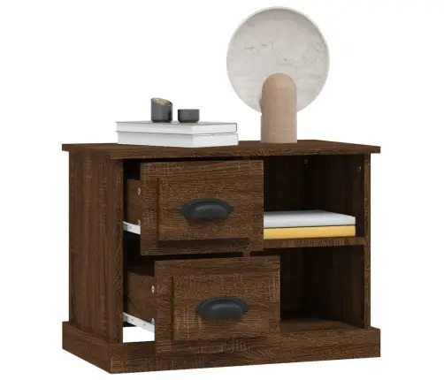 Naktsskapītis, Ozolkoka Krāsa, 60X35,5X45 Cm Vidaxl