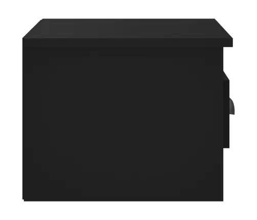 Sienas Naktsskapīši, 2 Gab., Melni, 41,5X36X28 Cm Vidaxl