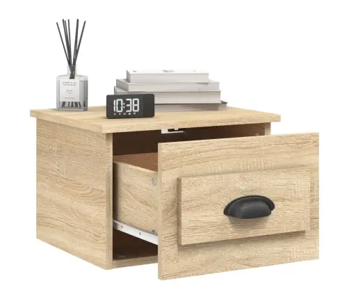 Sienas Naktsskapītis, Ozolkoka Krāsa, 41,5X36X28 Cm Vidaxl