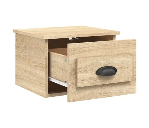 Sienas Naktsskapītis, Ozolkoka Krāsa, 41,5X36X28 Cm Vidaxl