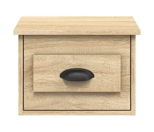 Sienas Naktsskapītis, Ozolkoka Krāsa, 41,5X36X28 Cm Vidaxl