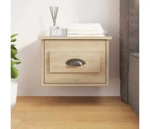 Sienas Naktsskapītis, Ozolkoka Krāsa, 41,5X36X28 Cm Vidaxl