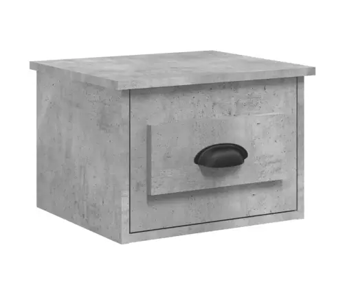 Sieninės Naktinės Spintelės, 2Vnt., Betono Pilkos, 41,5X36X28Cm