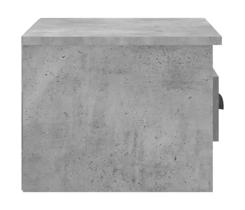 Sieninės Naktinės Spintelės, 2Vnt., Betono Pilkos, 41,5X36X28Cm