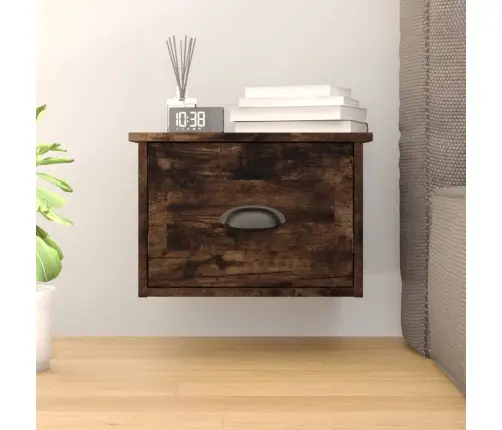 Sienas Naktsskapītis, Ozolkoka Krāsa, 41,5X36X28 Cm Vidaxl