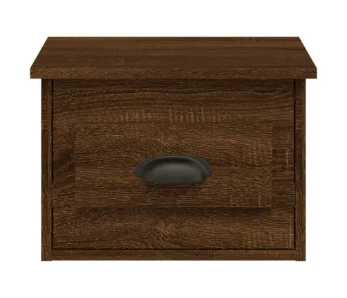 Sienas Naktsskapīši, 2 Gab., 41,5X36X28Cm, Brūna Ozolkoka Krāsa Vidaxl