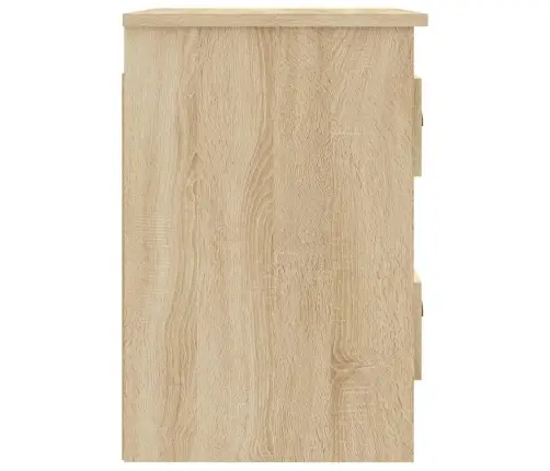 Sieninės Naktinės Spintelės, 2Vnt., Ąžuolo, 41,5X36X53Cm