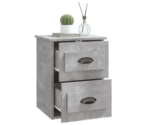 Seinale Kinnitatavad Öökapid, 2 Tk, Betoonhall, 41,5X36X53 Cm