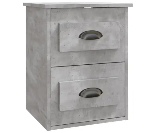 Seinale Kinnitatavad Öökapid, 2 Tk, Betoonhall, 41,5X36X53 Cm