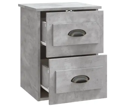 Seinale Kinnitatavad Öökapid, 2 Tk, Betoonhall, 41,5X36X53 Cm