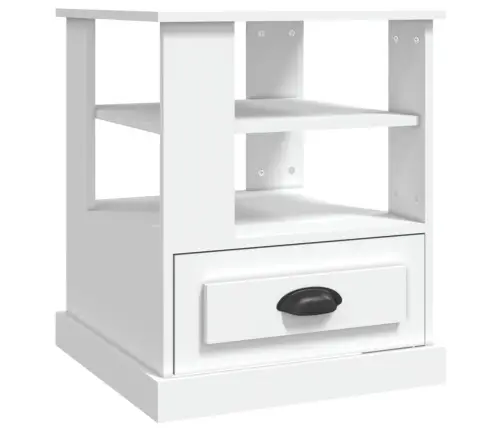 Galdiņš, 50X50X60 Cm, Inženierijas Koks, Balts Vidaxl