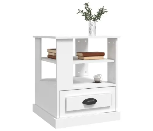 Galdiņš, 50X50X60 Cm, Inženierijas Koks, Balts Vidaxl