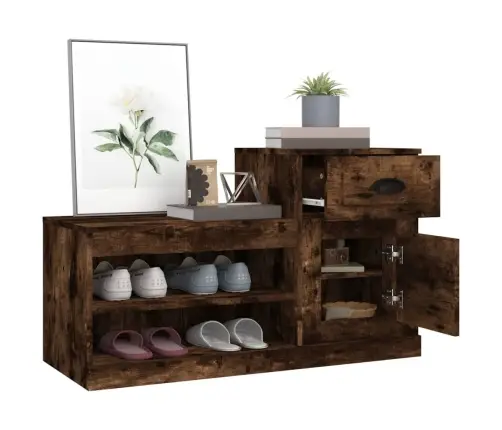 Spintelė Batams, Dūminio Ąžuolo, 100X42X60cm Apdirbta Mediena