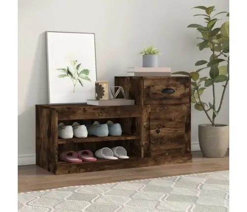 Spintelė Batams, Dūminio Ąžuolo, 100X42X60cm Apdirbta Mediena