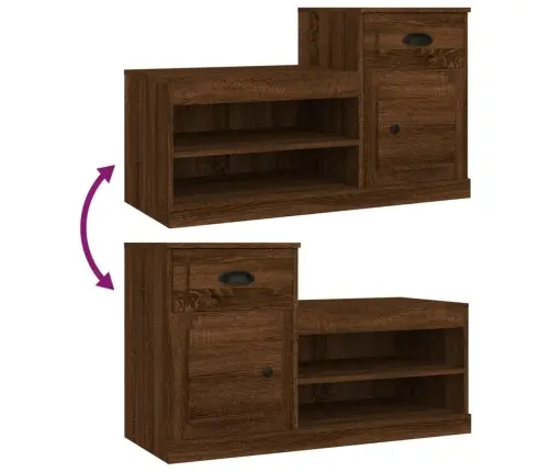 Kingakapp, Pruun Tamm, 100X42X60 cm Tehispuit